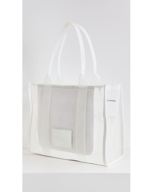 Marc Jacobs White The Mesh Large Tote Bag