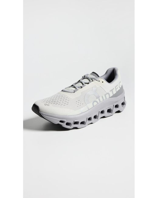 On Shoes White Cloudmster Sneakers 8 for men