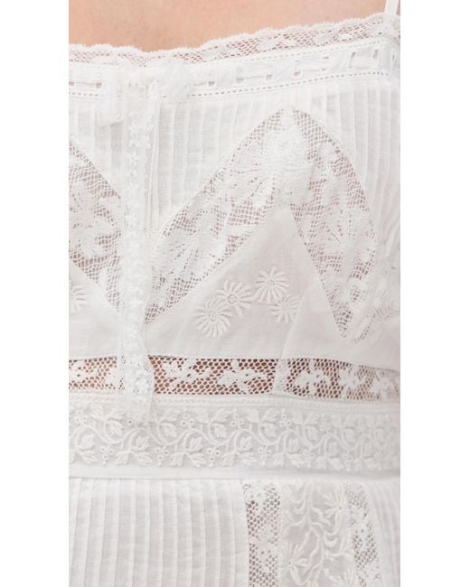 LoveShackFancy White Maera Dress