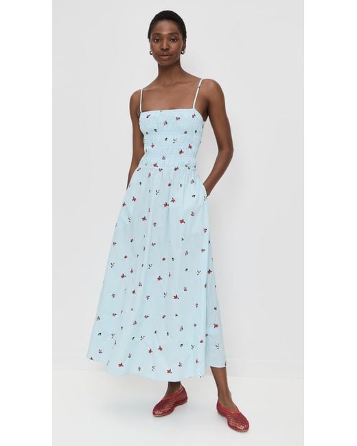 Solid & Striped Blue The Delta Dress