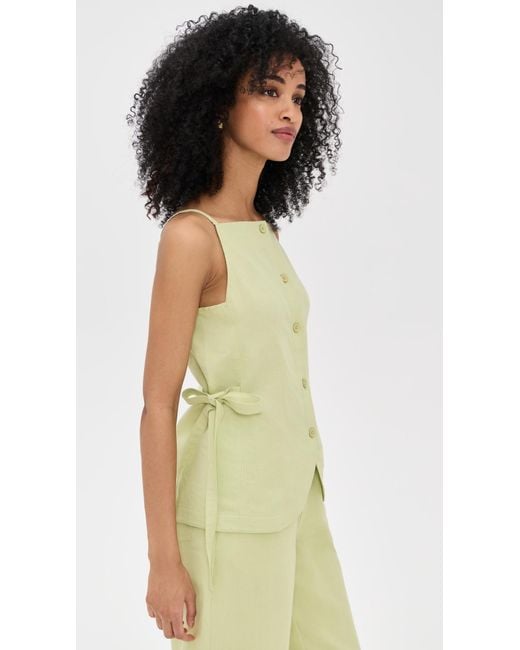 ALIGNE Multicolor Ozais Linen Top