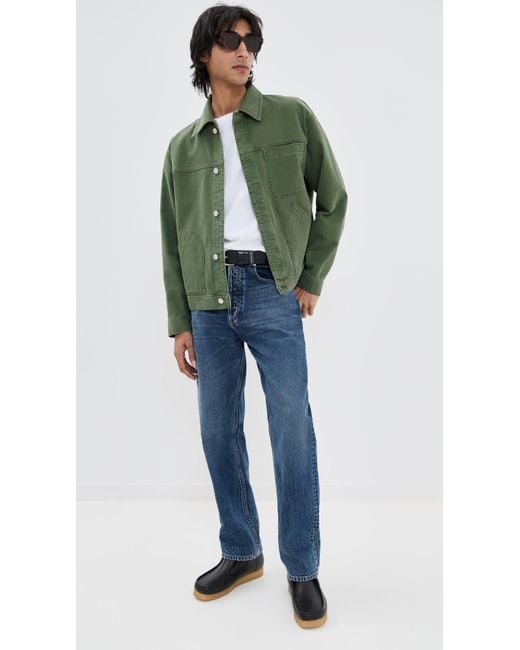 Jeanerica Noa Denim Jacket in Green for Men | Lyst