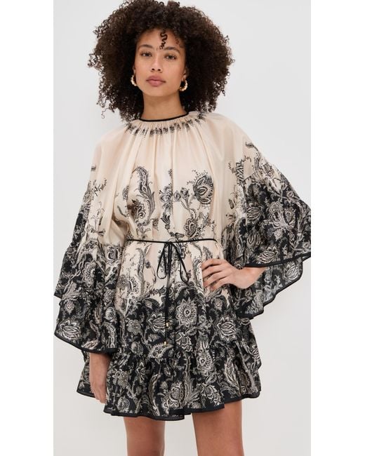 ワンピース Zimmermann Rhiannon Lantern Mini Dress Zimmermann Rhiannon Lantern Mini Dress | Lyst Canada