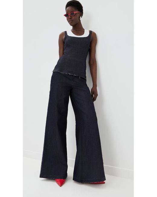 Marni Black Shaped Top With Straps