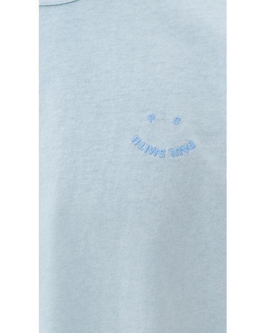 Paul Smith Blue Oversize Fit T-Shirt for men