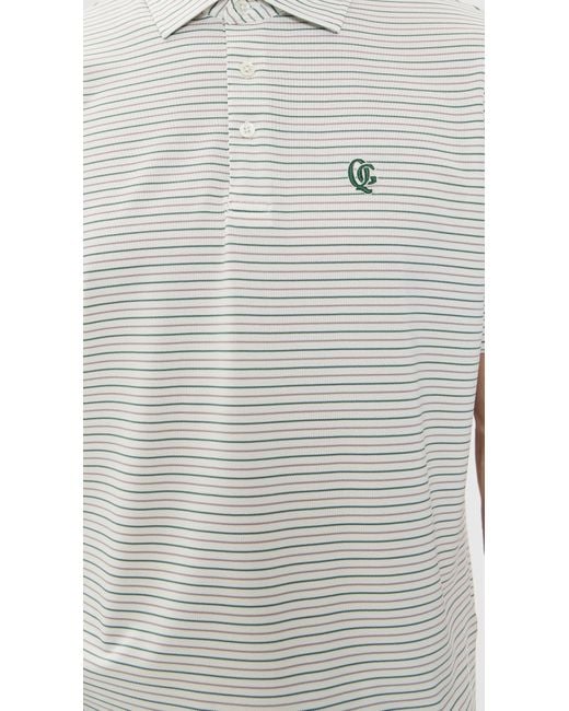 Quiet Golf White Teo Polo for men