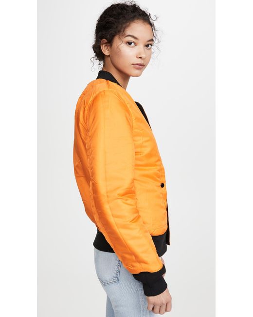 Alpha Industries Black Ma-1 Reversible Bomber Jacket