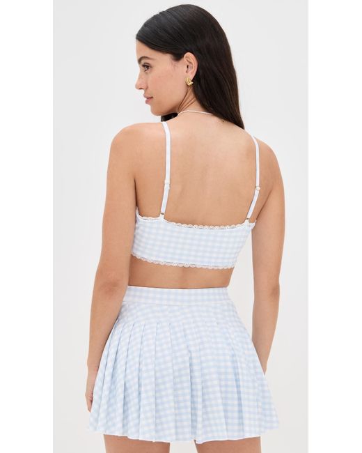 LoveShackFancy White Lenna Bra