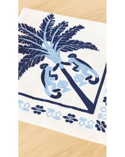 Johanna Ortiz Blue Ikat Amazónico Napkins