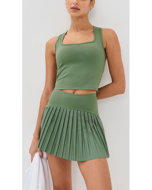 Z Supply Green Playing Doubles Skirt