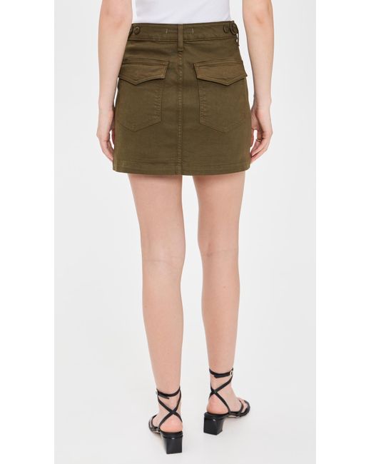 AMO Green Easy Slouch Skirt