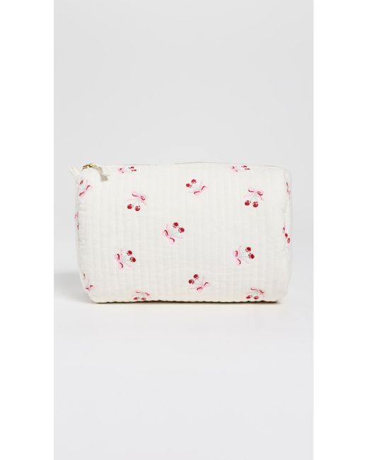LoveShackFancy White Octavia Pouch