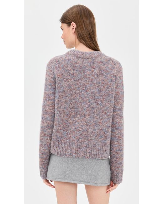 Vince Purple Marled Crew Neck