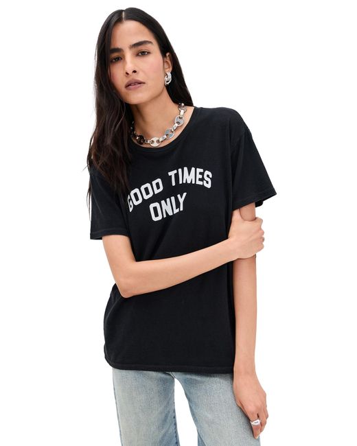 R13 Black Good Times Only Boy Tee