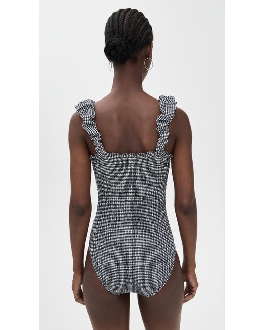 Sea Black Neci Gingham One Piece