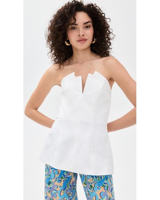 De Loreta White Corozo Top