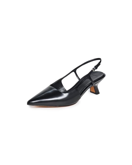 Vince Black Bianca Slingback Heels