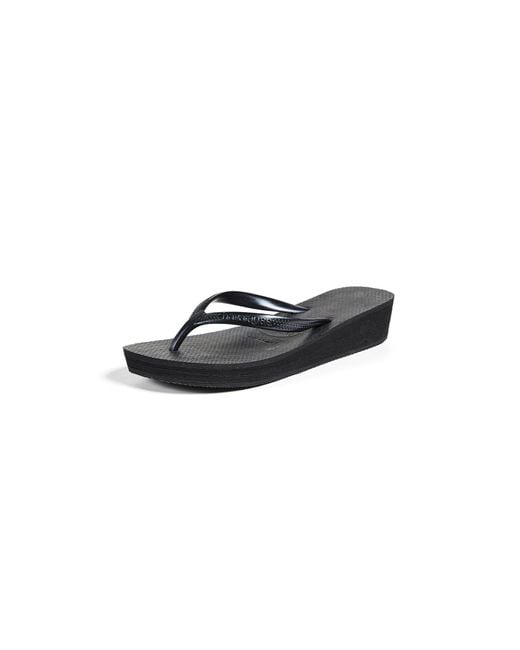black wedge havaianas