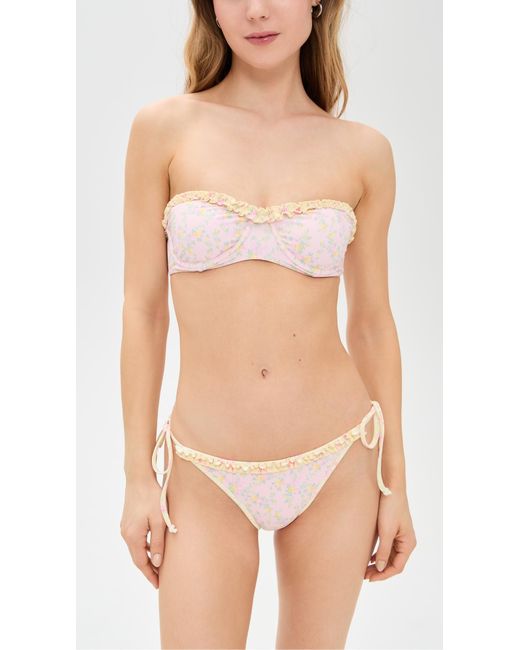 LoveShackFancy Multicolor Tallie Bikini Set