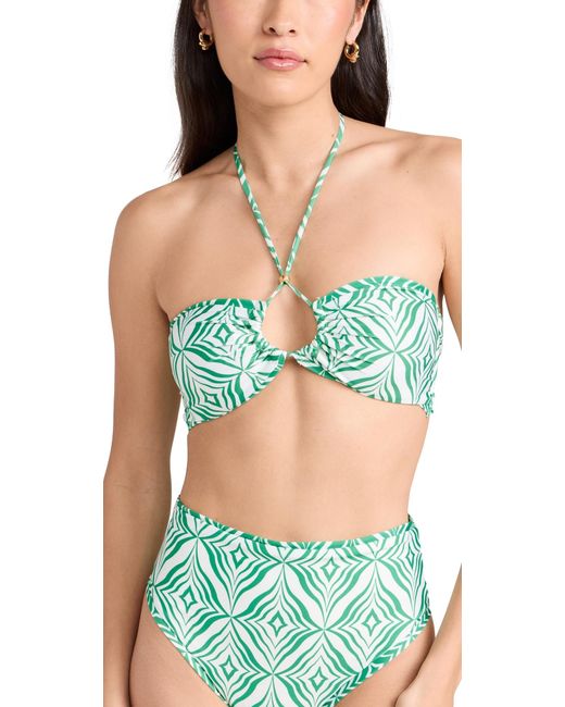 Palmacea Green Cira Bikini Top