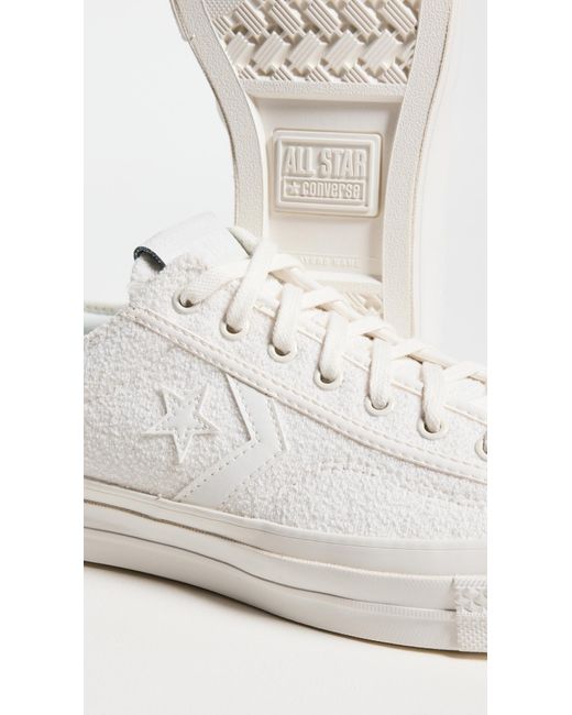 Converse White Star Player 6 Monochrome Sneakers for men