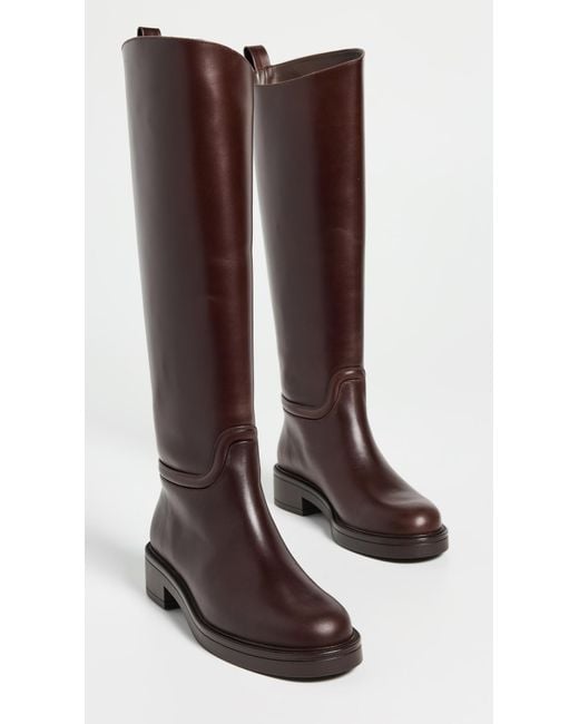 Stuart Weitzman Brown Celia Riding Boots