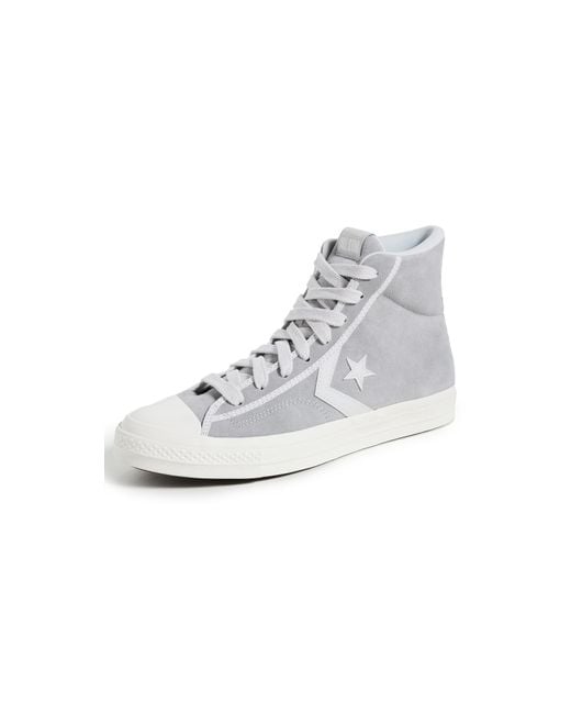Converse White Star Player 76 Suede Sneakers for men