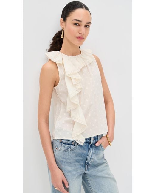 Ulla Johnson Blue Thalia Top