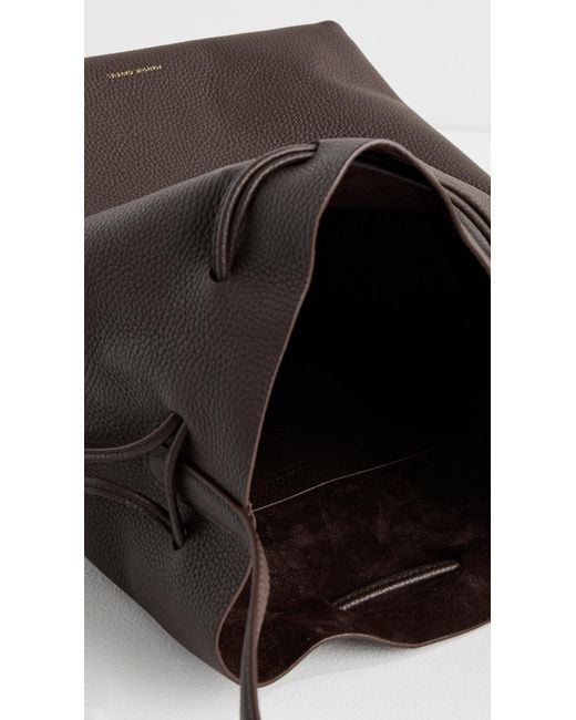 Mansur Gavriel Black Drawstring Cabas Bag