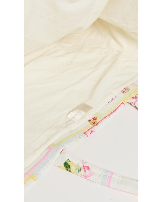 LoveShackFancy White Cyndi Tote