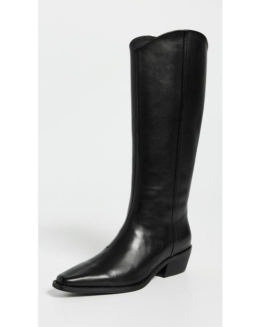 Black Suede Studio Black Lane Boots