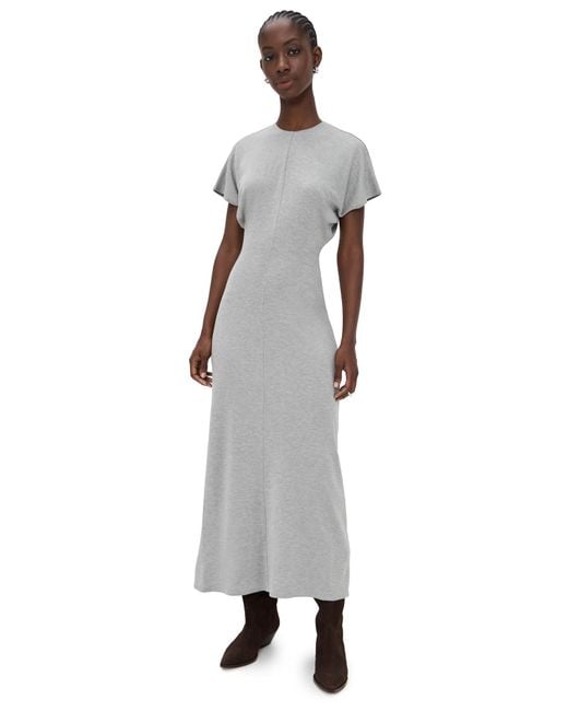 Polo Ralph Lauren Wool Jersey A Line Dress in White | Lyst