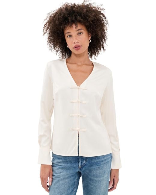 ALIGNE White Saffron Blouse