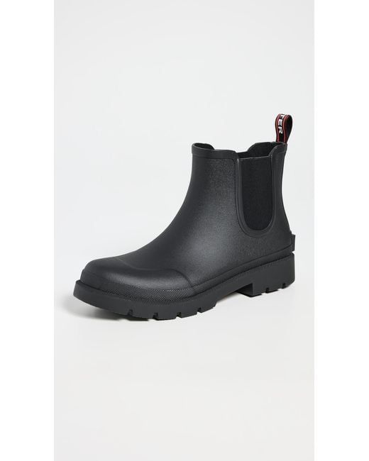 Hunter Black Orford Booties for men