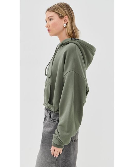 Halfboy Green Hoodie Zip Jacket
