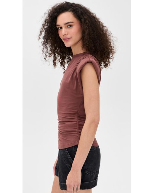 Isabel Marant Red Devani Top