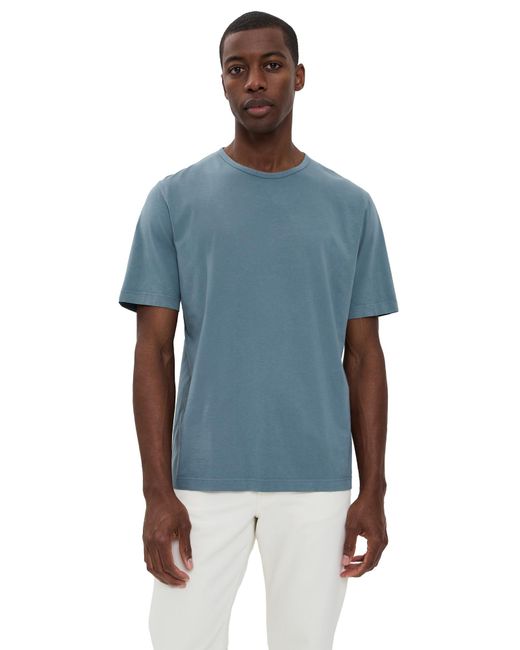 Theory Blue Crew Neck Tee for men