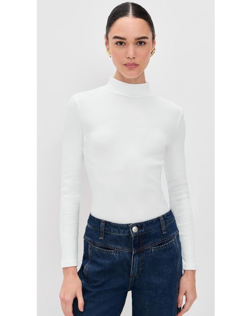 Veronica Beard White Nate Top