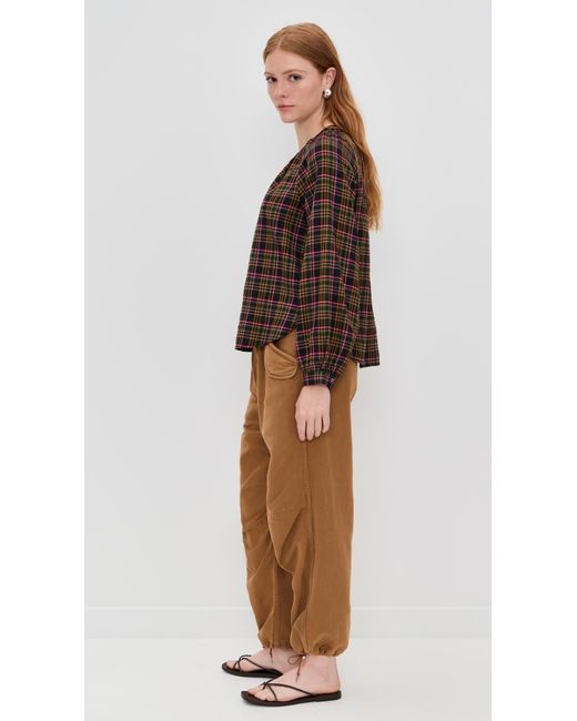 Xirena Brown Dara Top