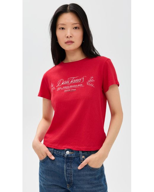 Re/done Red Dan Tanas Classic Tee