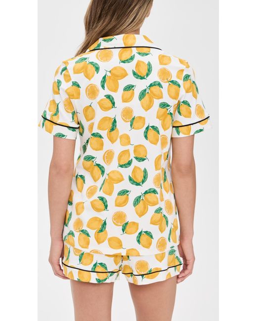 Bedhead PJs Yellow Shorty Pj Set