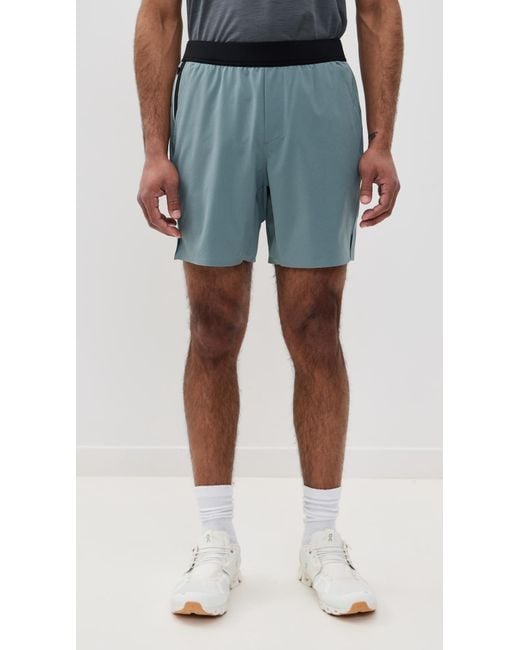 TEN THOUSAND Blue Interval Lined Shorts 7 for men