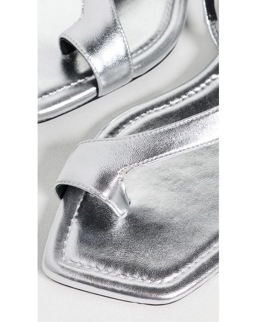 Rag & Bone White Liv Flat Sandals