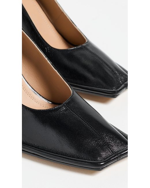 Maison Margiela Black Piped Pumps