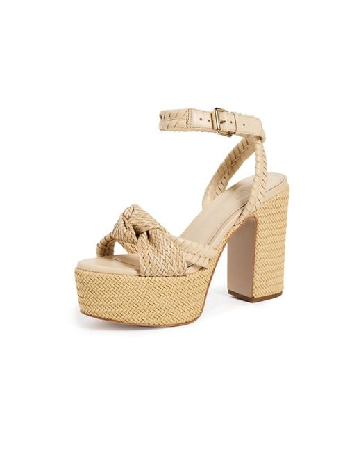 SCHUTZ SHOES Natural Khari Platform Heels