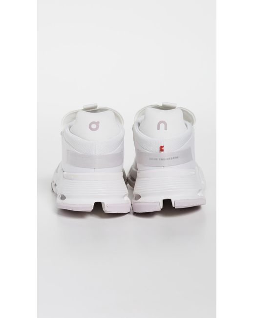 On Shoes White Cloudnova 2 Sneakers