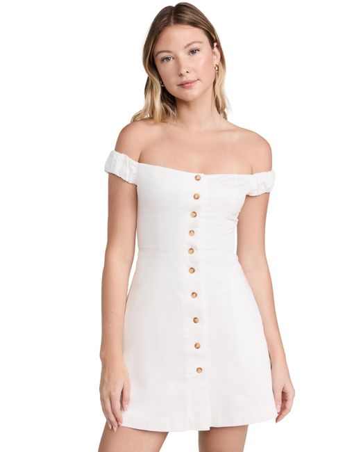 FAVORITE DAUGHTER White The Lovesick Mini Dress