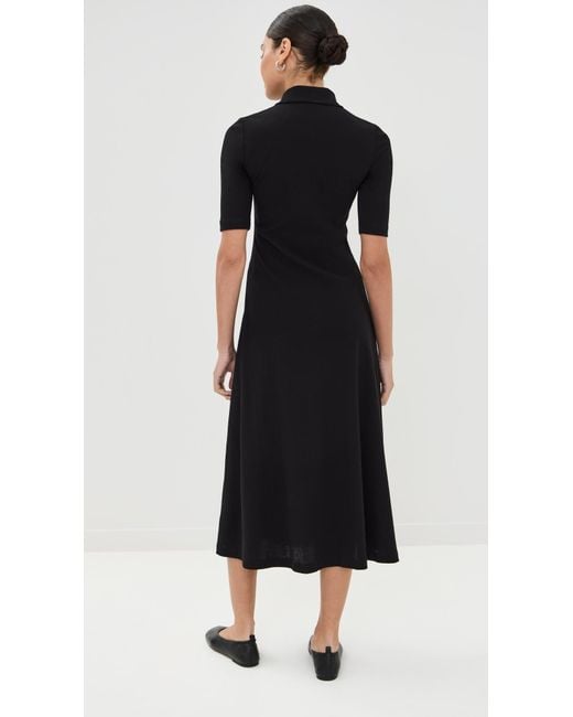 Rosetta Getty Black Polo Dress