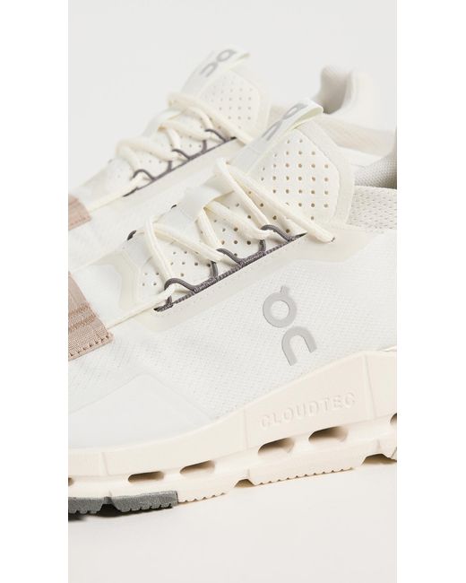 On Shoes White Cloudnova 2 Sneakers