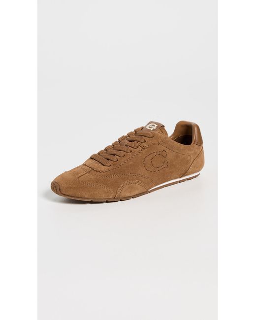 COACH White Flat Sneakers